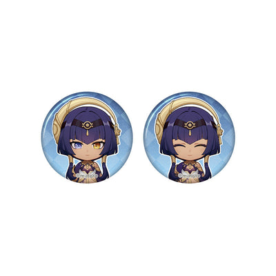 Genshin Impact Candace chibi badge from Captured Moments series