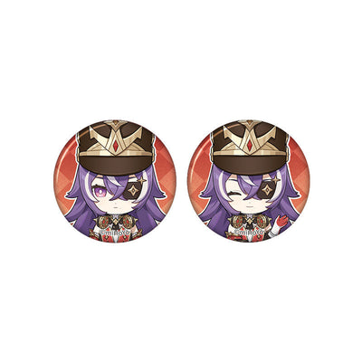 Genshin Impact Chevreuse chibi badge from Captured Moments series