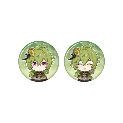 Genshin Impact Collei chibi badge from Captured Moments series