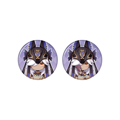 Genshin Impact Cyno chibi badge from Captured Moments series