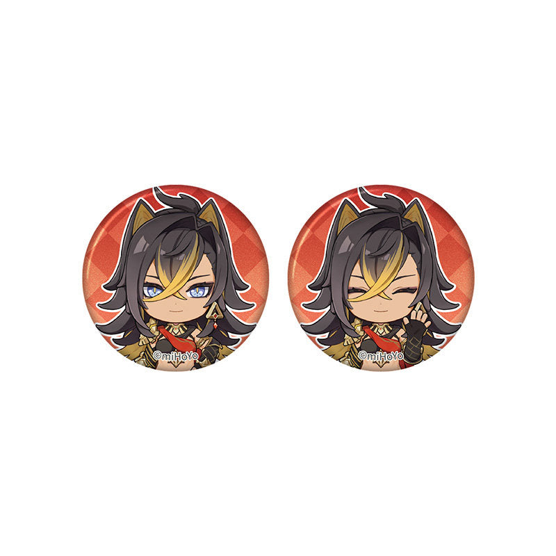 Genshin Impact Dehya chibi badge from Captured Moments series