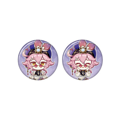 Genshin Impact Dori chibi badge from Captured Moments series