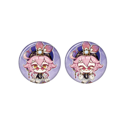 Genshin Impact Dori chibi badge from Captured Moments series