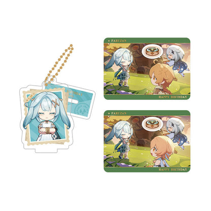 Genshin Impact Faruzan acrylic standee and collectible card set from Captured Moments series