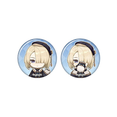 Genshin Impact Freminet chibi badge from Captured Moments series