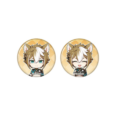 Genshin Impact Gorou chibi badge from Captured Moments series