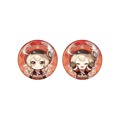 Genshin Impact Klee chibi badge from Captured Moments series