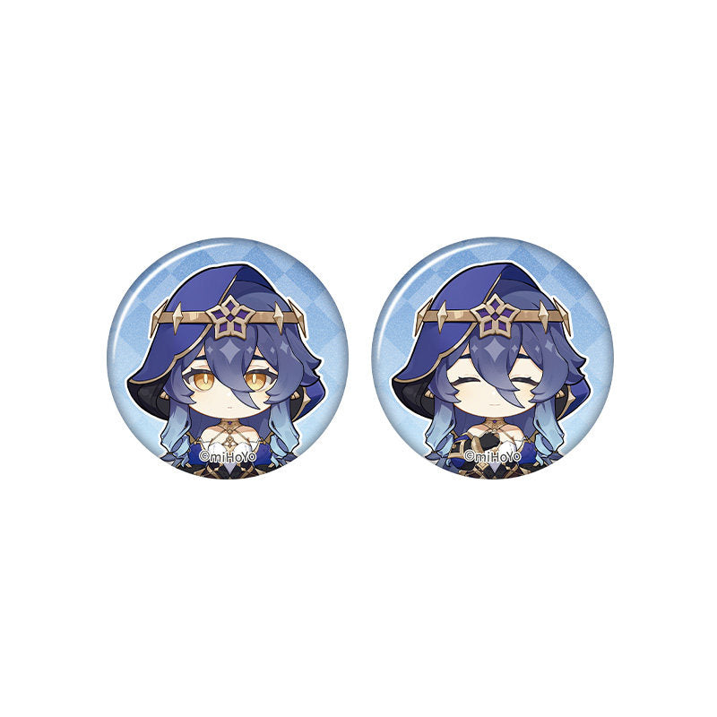 Genshin Impact Layla chibi badge from Captured Moments series