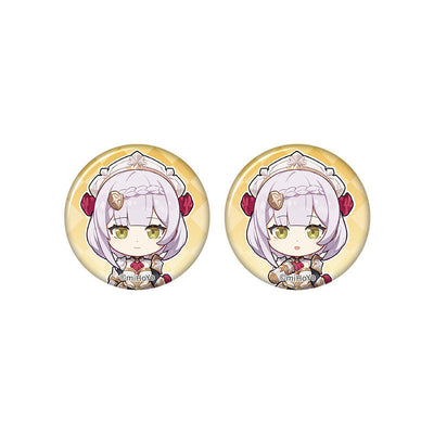 Genshin Impact Noelle chibi badge from Captured Moments series