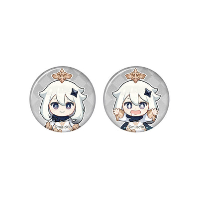 Genshin Impact Paimon chibi badge from Captured Moments series