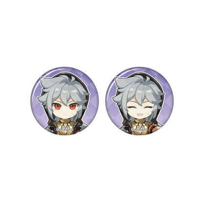 Genshin Impact Razor chibi badge from Captured Moments series