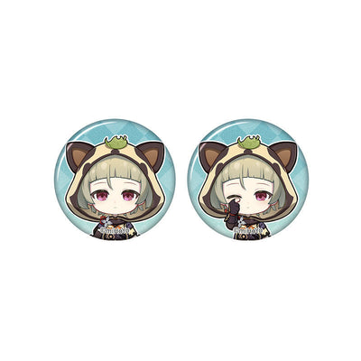 Genshin Impact Sayu chibi badge from Captured Moments series