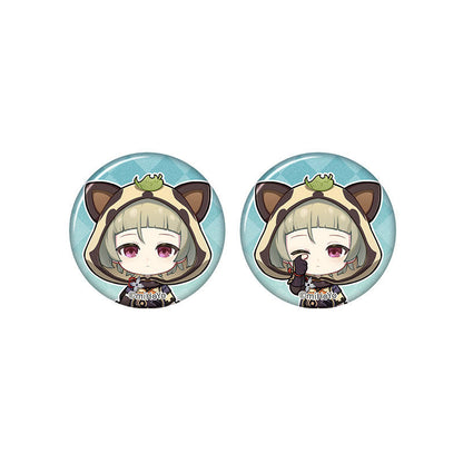 Genshin Impact Sayu chibi badge from Captured Moments series