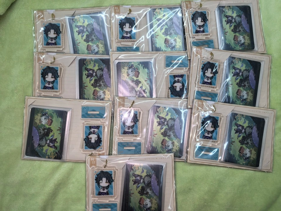 Genshin Impact Acrylic Standee & Karten Set Captured Moments