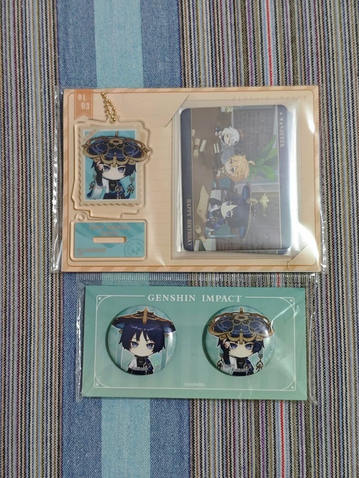 Genshin Impact Acrylic Standee & Karten Set Captured Moments