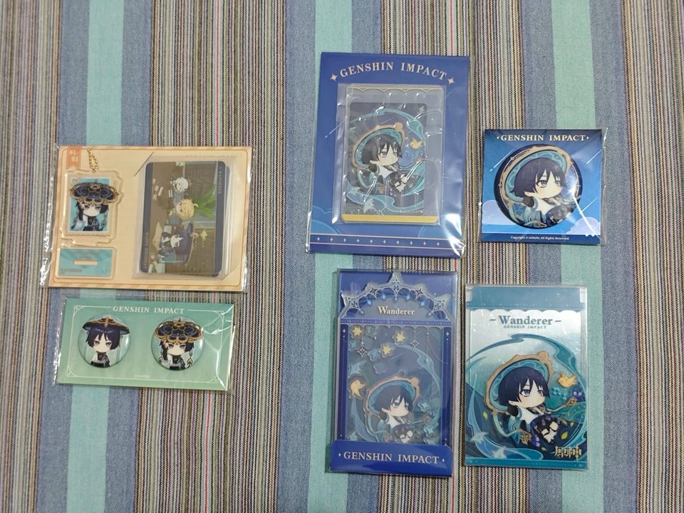 Genshin Impact Acrylic Standee & Karten Set Captured Moments