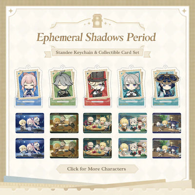Genshin Impact Captured Moments acrylic standee and card set full character collection