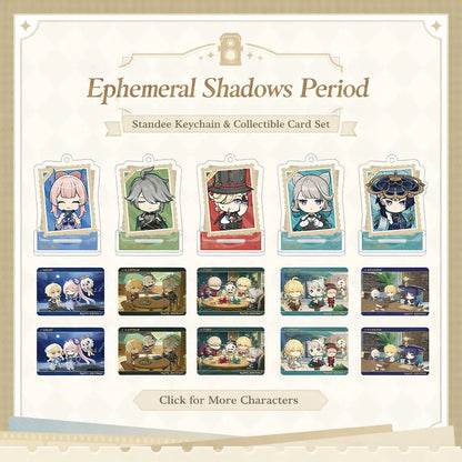 Genshin Impact Captured Moments acrylic standee and card set full character collection