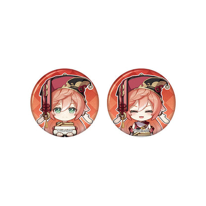 Genshin Impact Yanfei chibi badge from Captured Moments series