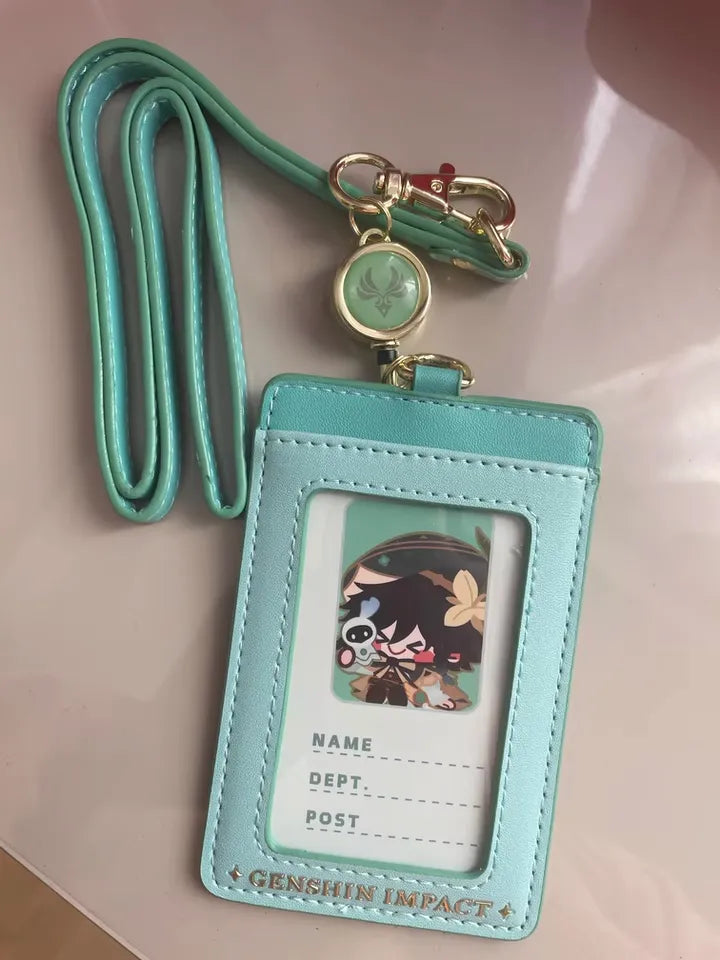 Genshin Impact Q-Style Character Card Holder Set – Zhongli