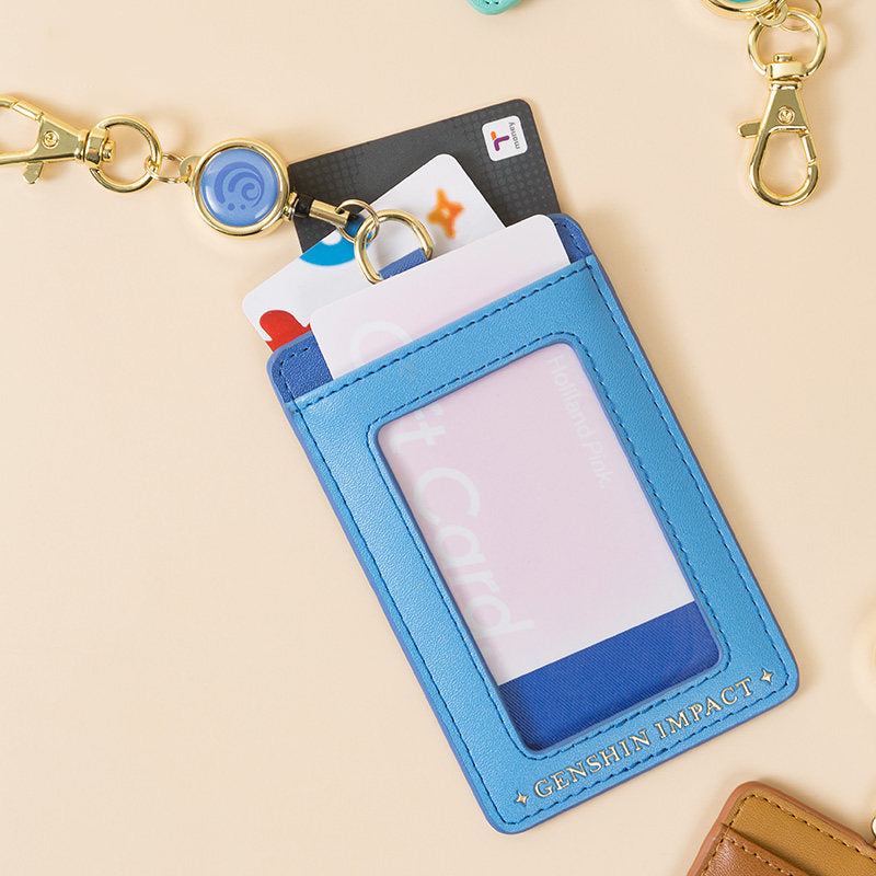 Genshin Impact card holder daily carry pocket bag usage compact anime accessory travel friendly