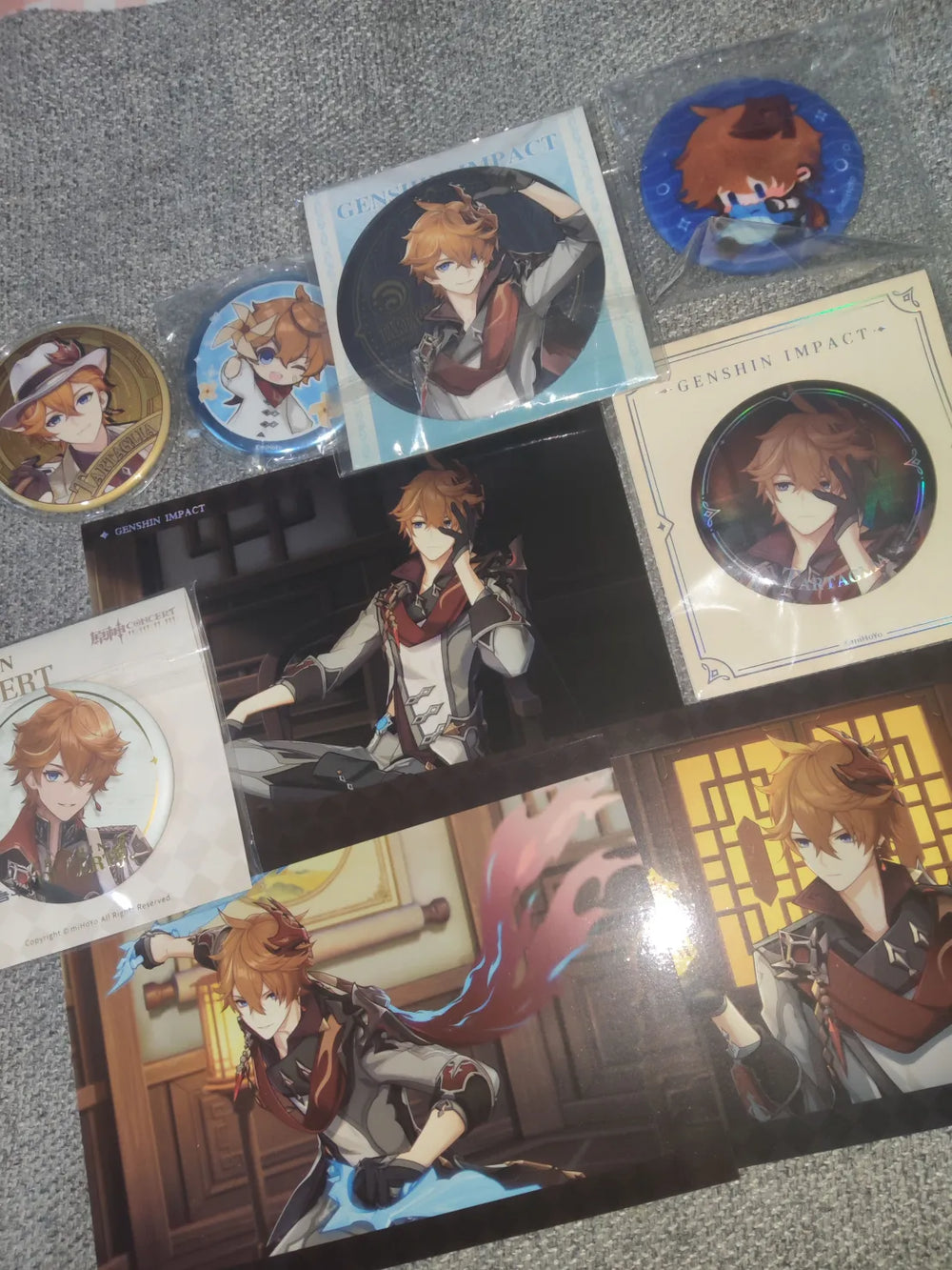 Genshin Impact Bottons de Personagens Carnival Reunion 2024