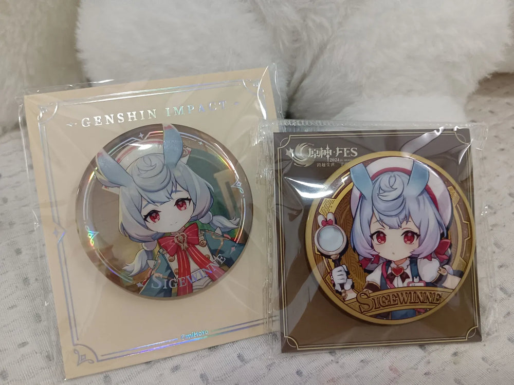 Genshin Impact Bottons de Personagens Carnival Reunion 2024