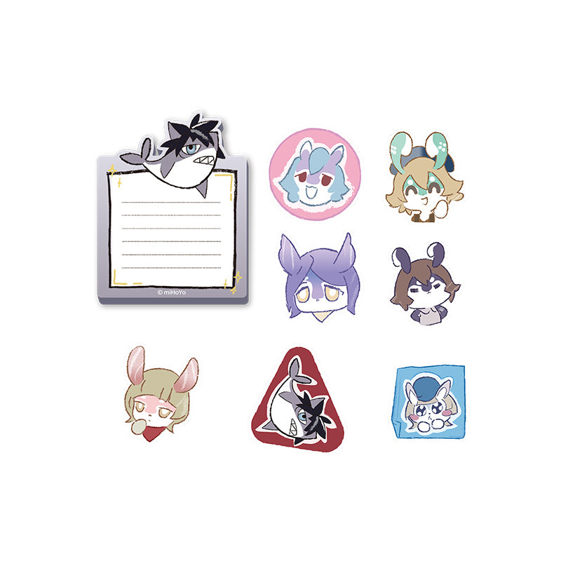 Genshin 2024 Carnival Reunion sticky notes and sticker set Type B main product