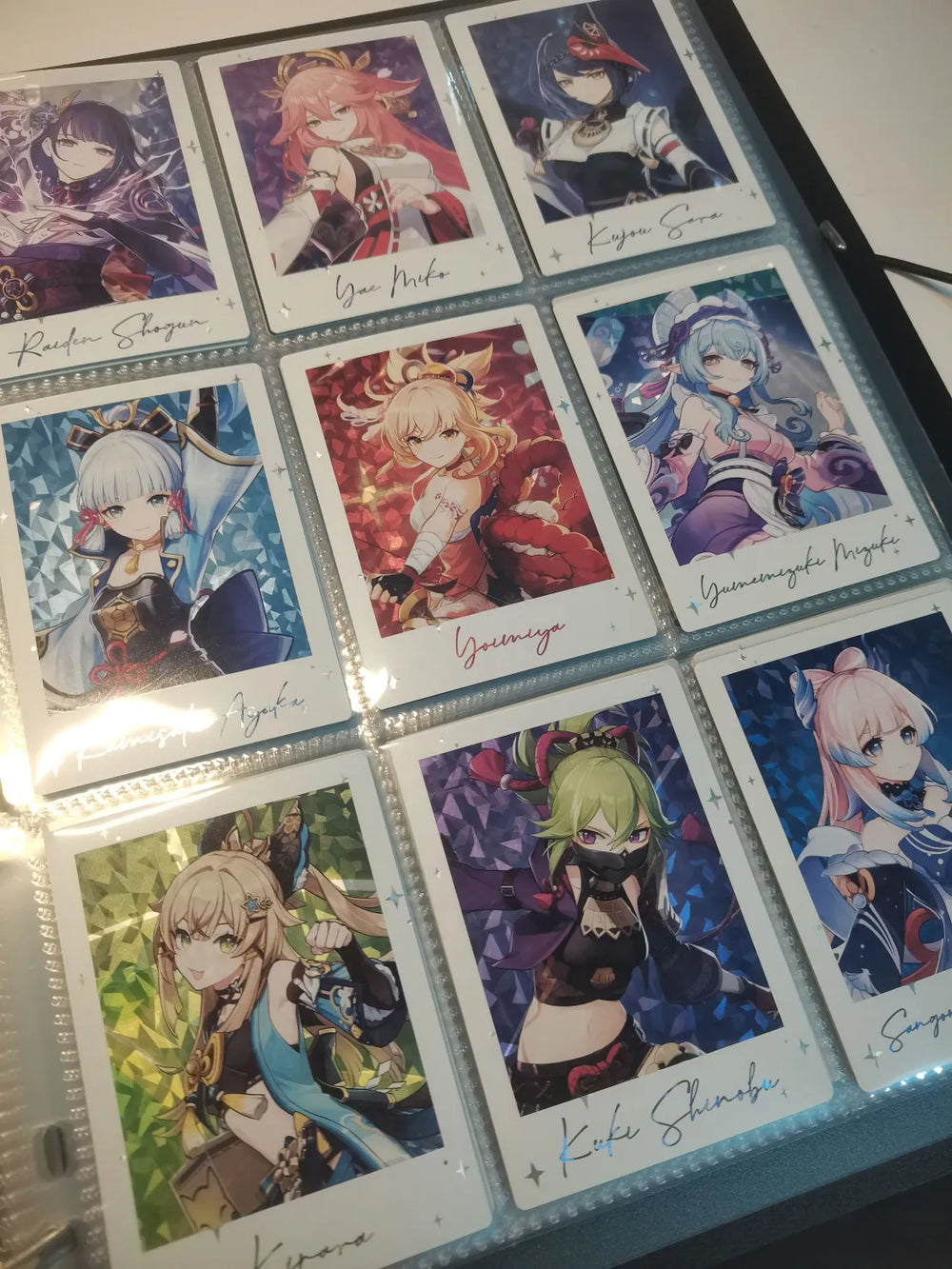 Genshin Impact Themenserie Charakter-Sammelkarten Geschenkbox
