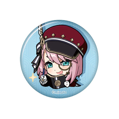 genshin impact charlotte q version emoji badge front view