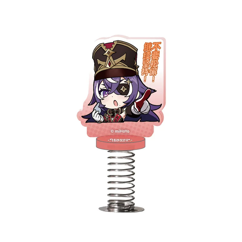 genshin impact chevreuse q version emoji bobble standee front view