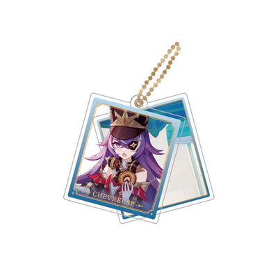 Genshin Impact Chevreuse rotating double-sided acrylic keychain