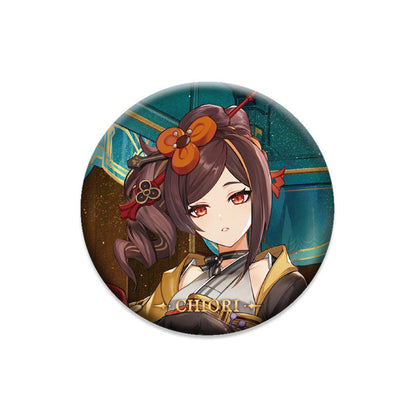 Genshin Impact Chiori character badge anime collectible pin