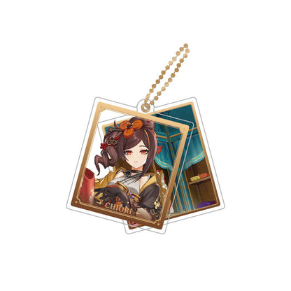 Genshin Impact Chiori rotating double-sided acrylic keychain