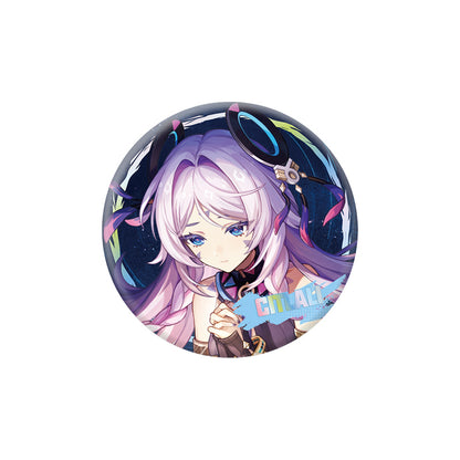 Genshin Impact Citlali A version character badge with holographic finish and themed artwork