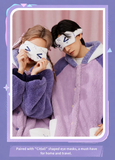 Matching Citlali plush sleep mask