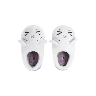 Genshin Impact Citlali Themed Impression Series Plush Home Slippers on white background