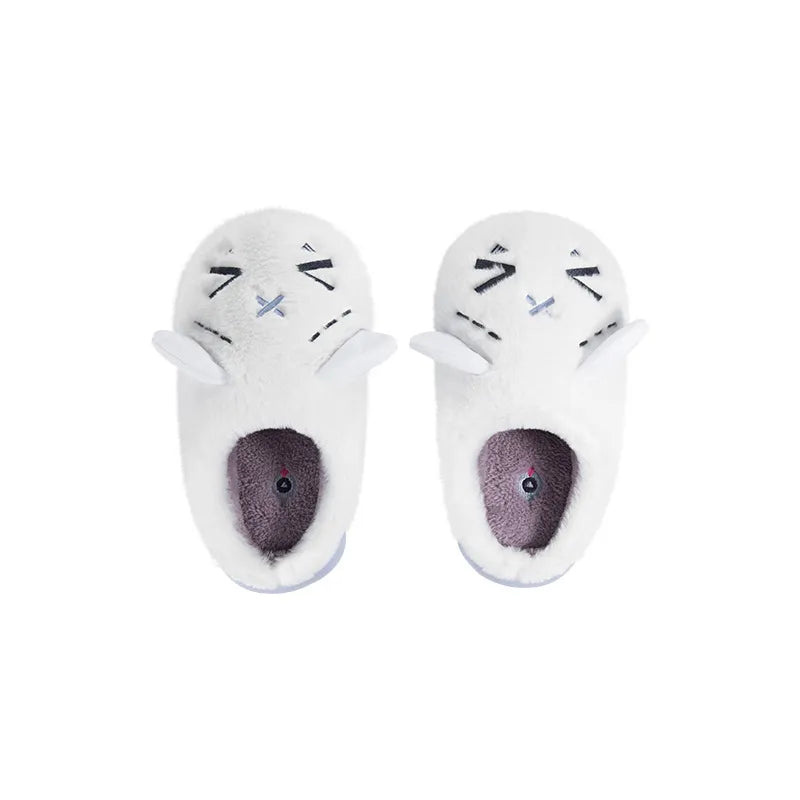 Genshin Impact Citlali Themed Impression Series Plush Home Slippers on white background