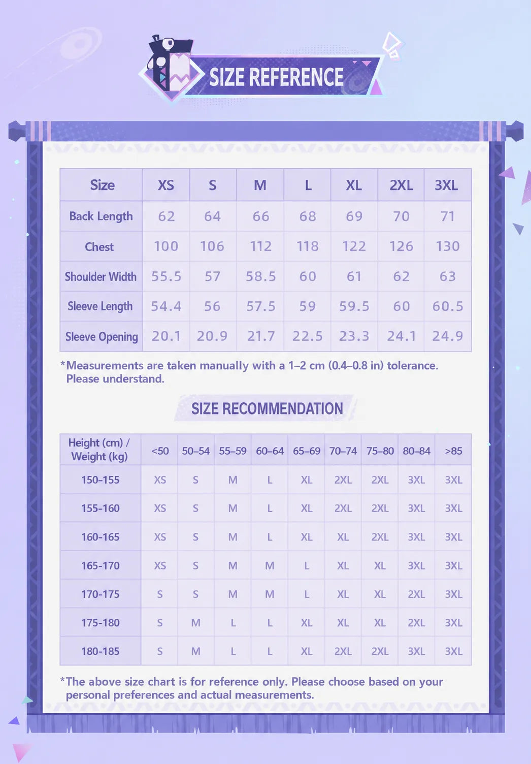 Size Guide