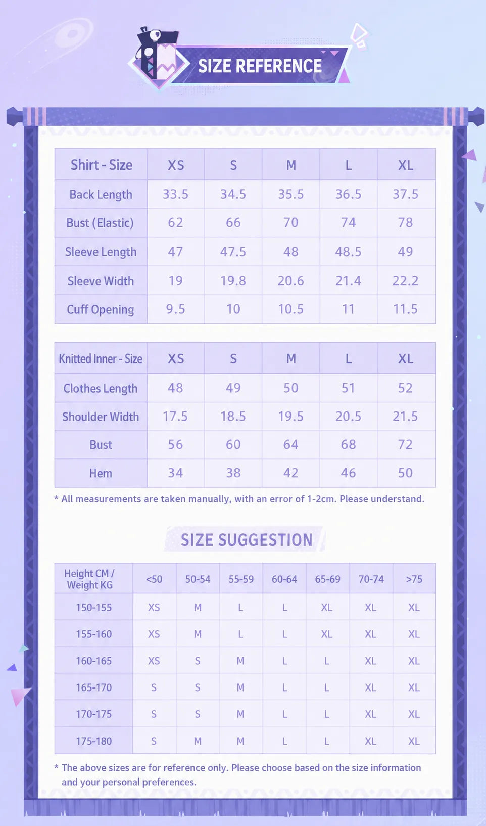 Size Guide