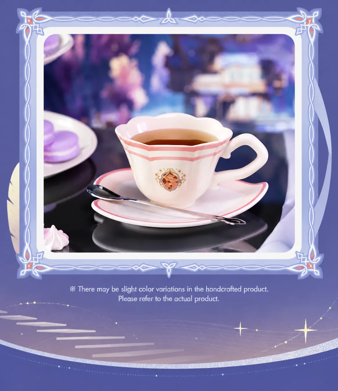 Clamor Within Nicole tea set decorative details and craftsmanship