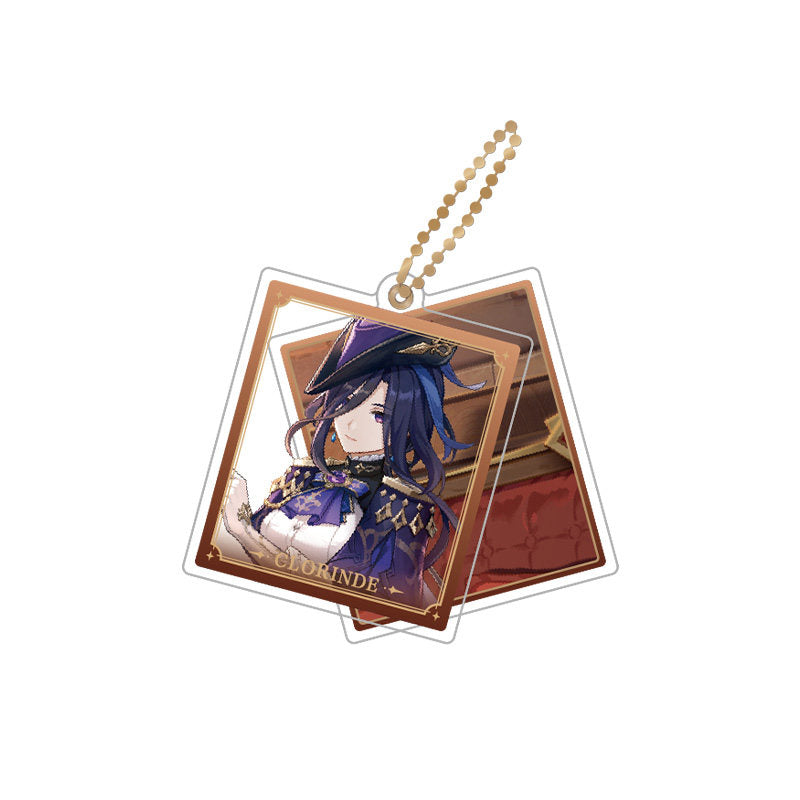 Genshin Impact Clorinde rotating double-sided acrylic keychain
