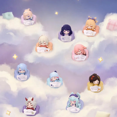 Genshin Impact Cloud Dream Series chibi fridge magnet blind box collection