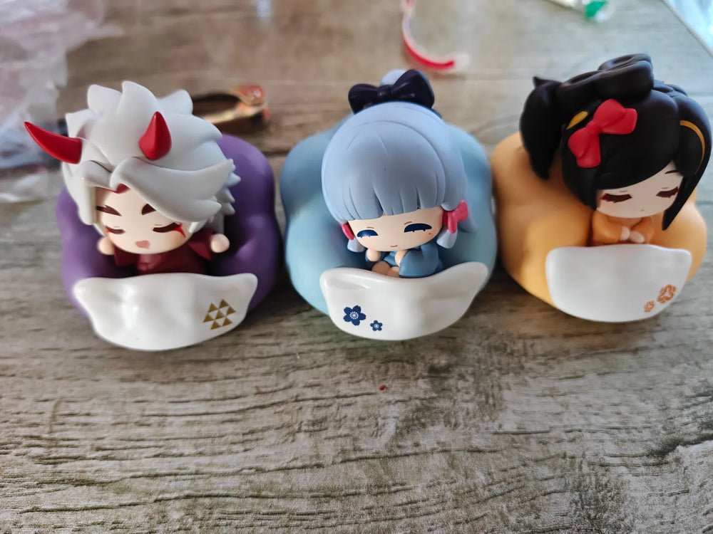 Genshin Impact Cloud Dream Series Caja Sorpresa de Imán Chibi para Nevera