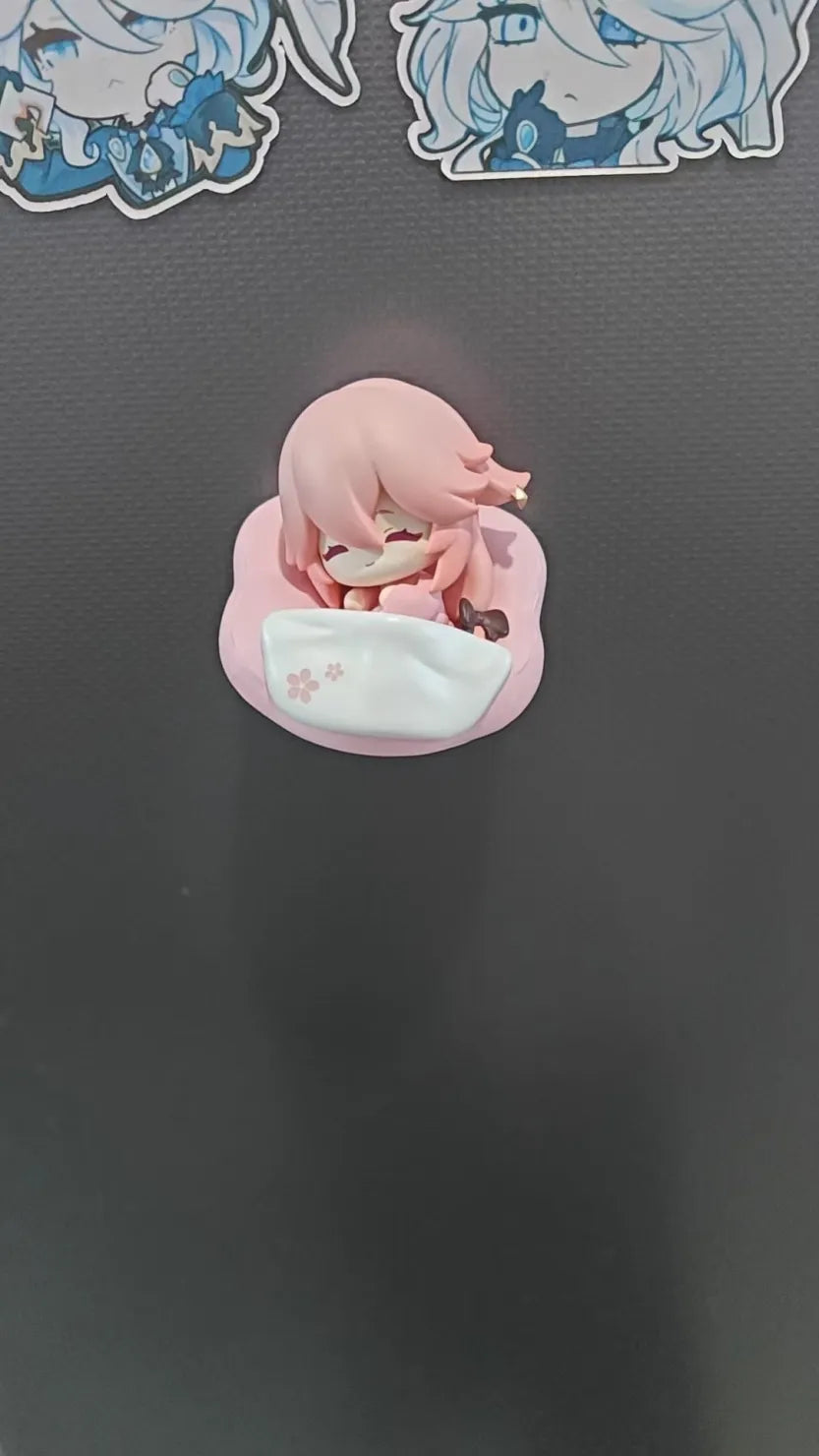 Genshin Impact Cloud Dream Series Caja Sorpresa de Imán Chibi para Nevera