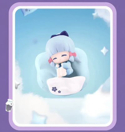 Kamisato Ayaka chibi fridge magnet from the Genshin Impact Cloud Dream Series