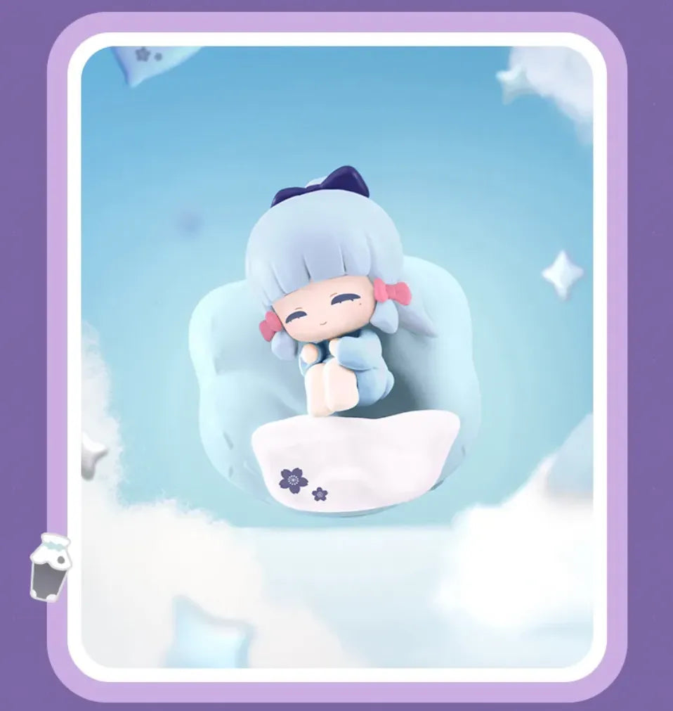 Kamisato Ayaka chibi fridge magnet from the Genshin Impact Cloud Dream Series