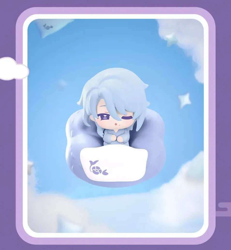Kamisato Ayato chibi fridge magnet from the Genshin Impact Cloud Dream Series