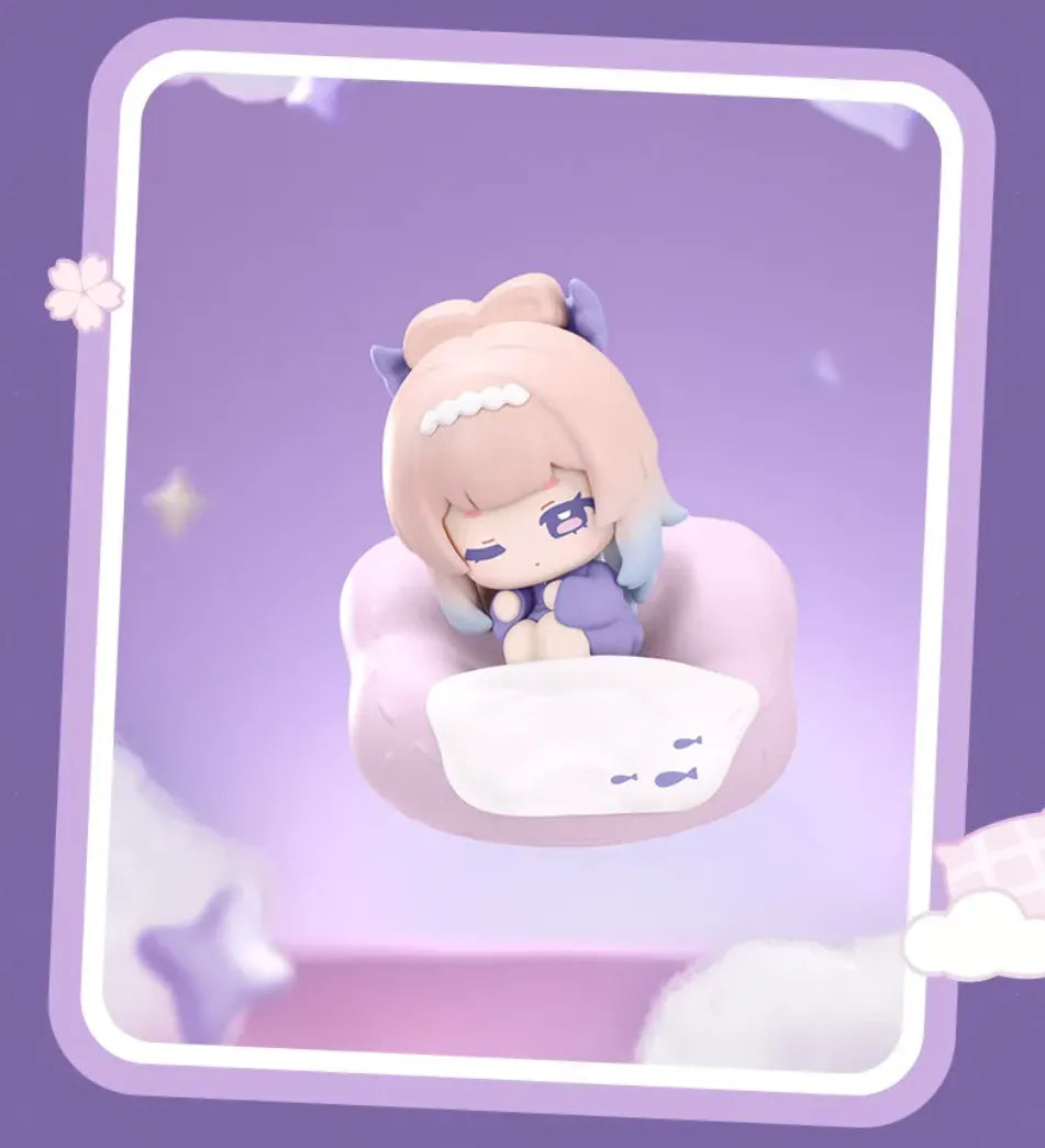 Sangonomiya Kokomi chibi fridge magnet from the Genshin Impact Cloud Dream Series