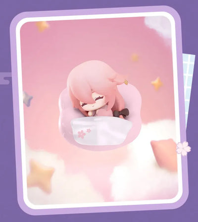 Yae Miko chibi fridge magnet from the Genshin Impact Cloud Dream Series